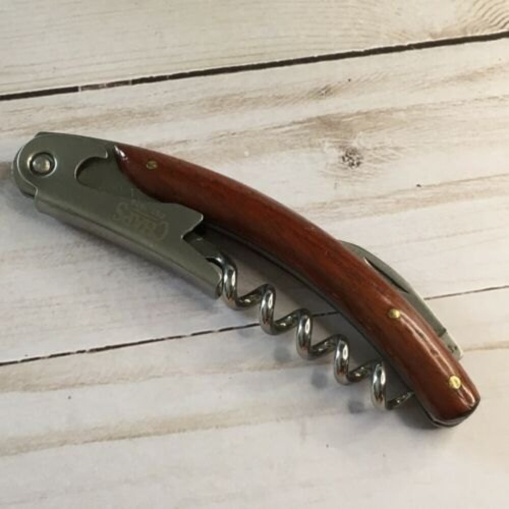 Chaps Waiter's Corkscrew Bottle Opener Foil Cutter  Bar Multi Tool